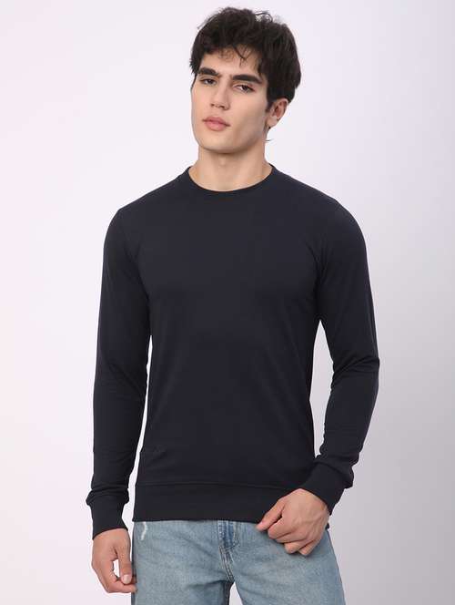 men solid long sleeve regular fit t-shirt - 21908785 - Very Small Image - 1