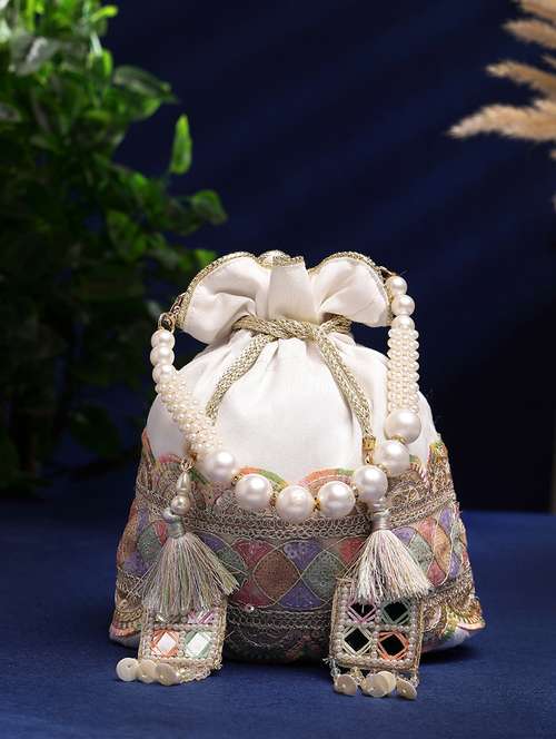 women embroidered potli bag - 21918637 - Very Small Image - 1