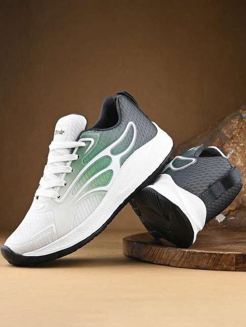 men white lace-up sport shoe - 21924847 - Very Small Image - 1