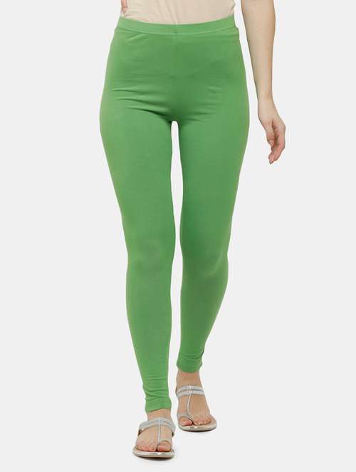 women solid mid rise ankle length legging - 21930336 - Very Small Image - 1