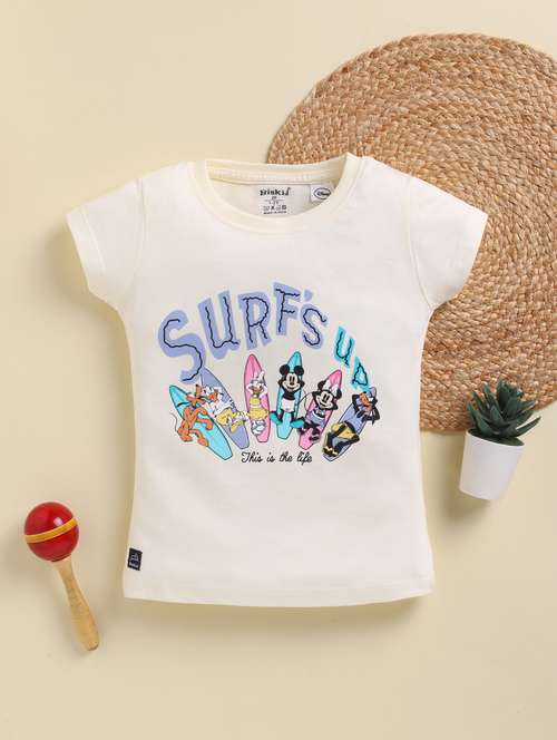 girls printed short sleeves top - 21931990 - Very Small Image - 1
