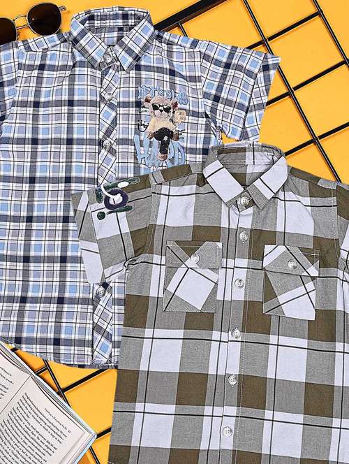 multi colored cotton shirt - 21934916 - Very Small Image - 1