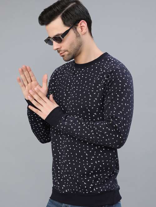 men printed long sleeve sweatshirt - 21968400 - Very Small Image - 1
