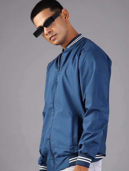 men solid long sleeve casual jacket - 21994921 - Very Small Image - 1