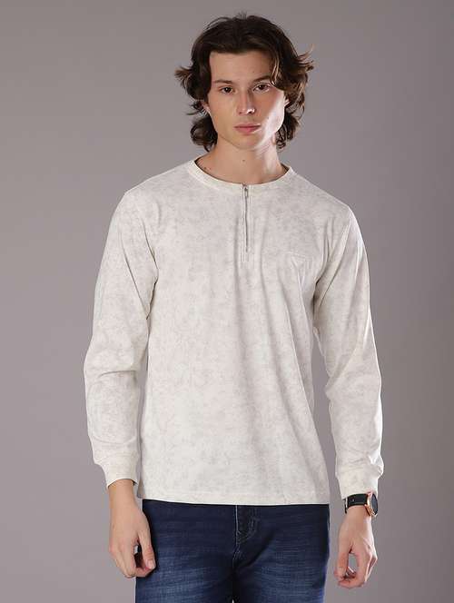 men solid long sleeve regular fit t-shirt - 21997582 - Very Small Image - 1