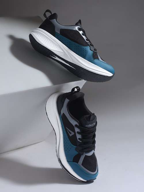 men color block lace up sport shoe - 22016334 - Very Small Image - 1