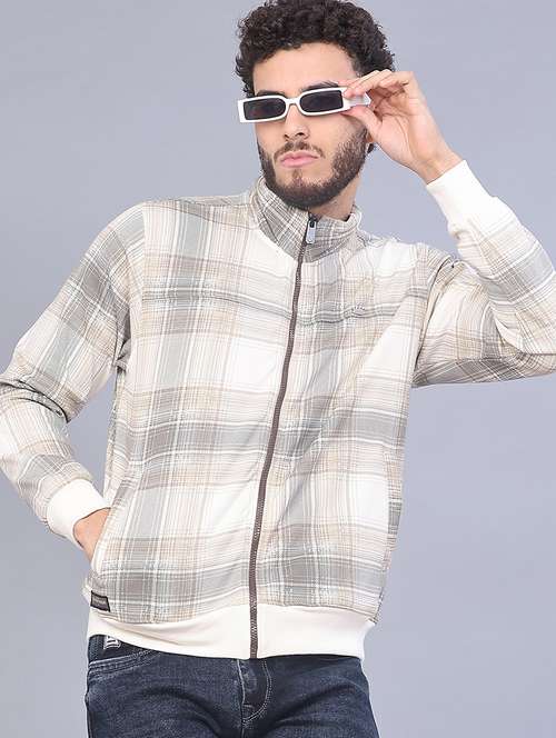 men checkered long sleeve sweatshirt - 22017957 - Very Small Image - 1