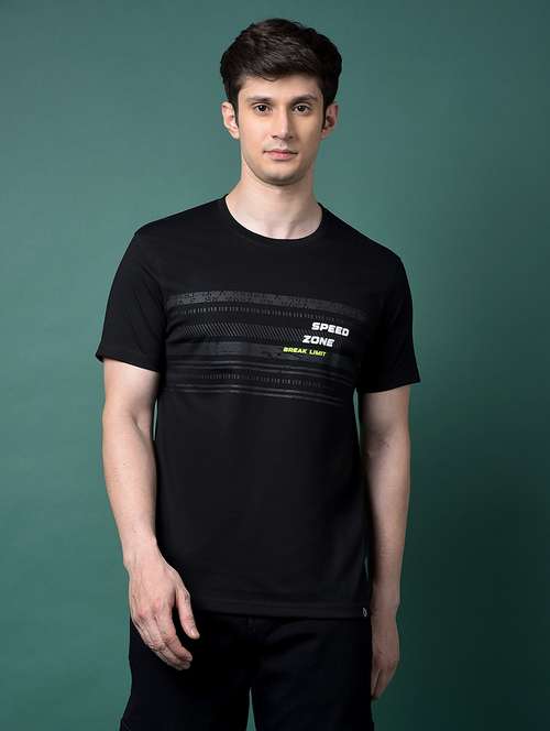 men chest print short sleeve regular fit t-shirt - 22026600 - Very Small Image - 1