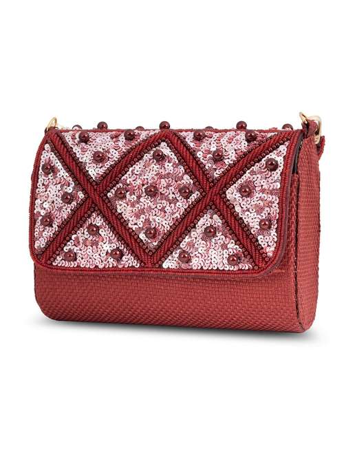 women embellished clutch - 22041179 - Very Small Image - 1