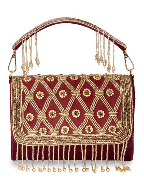 women embellished clutch - 22041188 - Very Small Image - 1