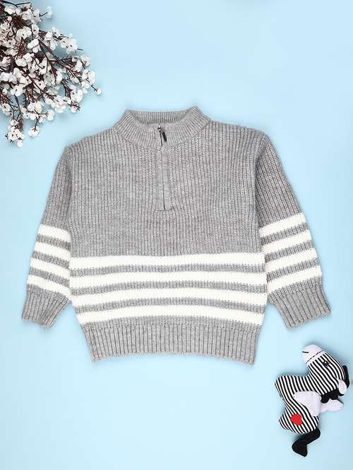 boys striped long sleeve sweater - 22066515 - Very Small Image - 1