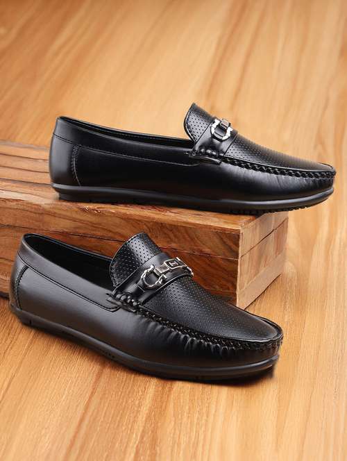 men black slip on loafer - 22069164 - Very Small Image - 1