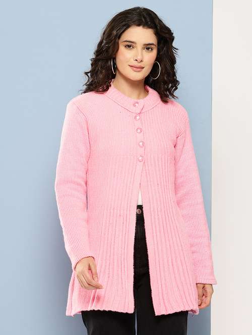 women self desiged long sleeve cardigan - 22074084 - Very Small Image - 1