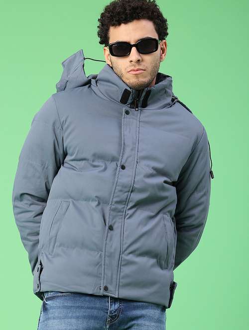 men solid long sleeve bomber jacket - 22078957 - Very Small Image - 1