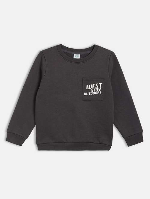 boys printed long sleeve sweatshirt - 22093653 - Very Small Image - 1