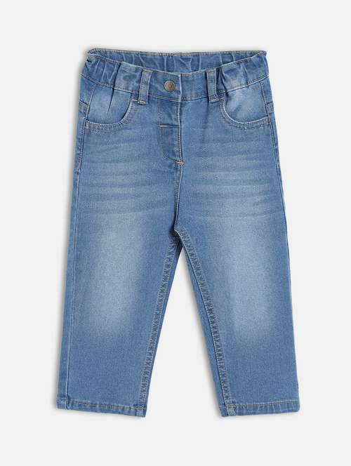 girls solid mid rise straight jean - 22093723 - Very Small Image - 1
