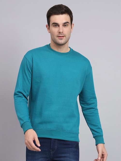 men solid long sleeve regular fit sweatshirt - 22101752 - Very Small Image - 1