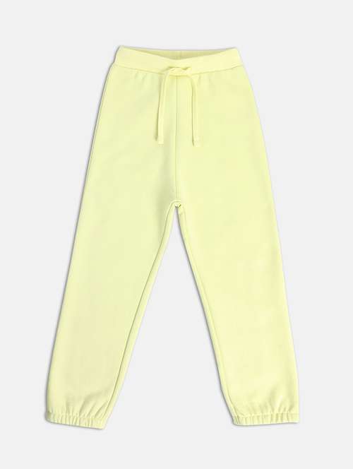 girls plain mid rise jogger - 22108391 - Very Small Image - 1
