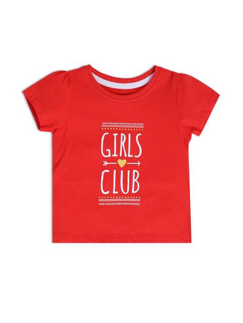 girls printed short sleeve tee - 22109192 - Very Small Image - 1