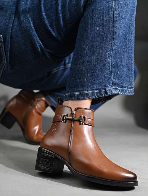 women solid slip on ankle s boot - 22143588 - Very Small Image - 1