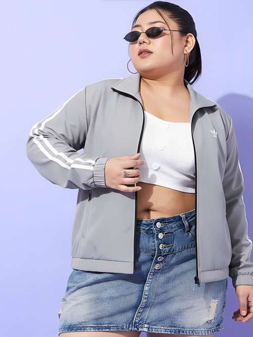 women solid long sleeve jacket - 22143713 - Very Small Image - 1