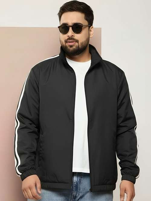 men tapered long sleeve bomber jacket - 22340843 - Very Small Image - 1