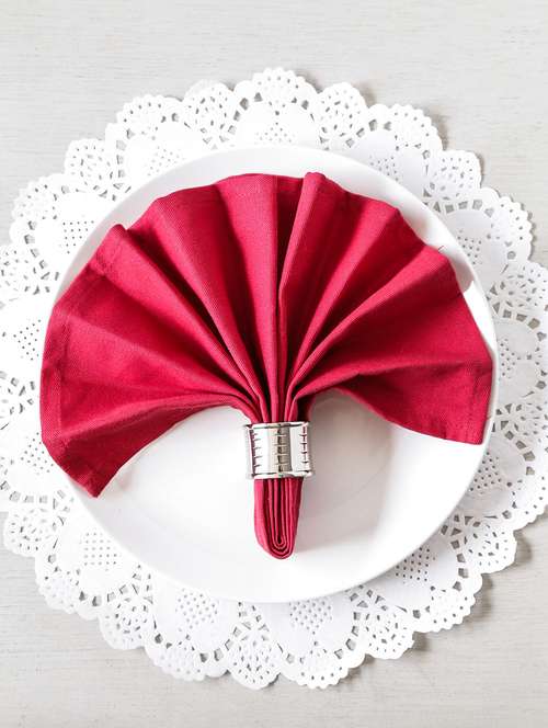 plain dinner napkins set (set of 6) - 978494 - Very Small Image - 1